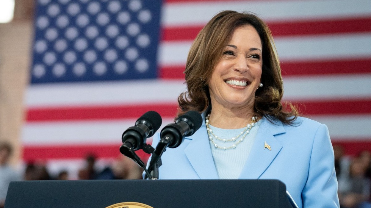 La vicepresidenta de Estados Unidos, Kamala Harris.