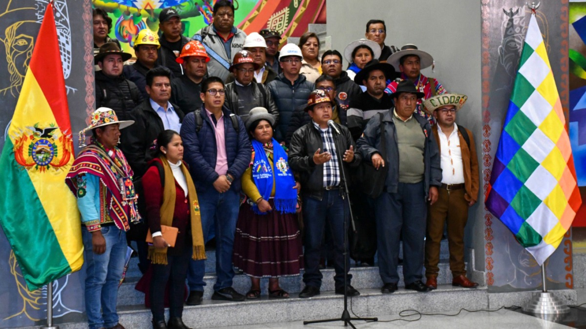 Los dirigentes que participaron del Gabinete Social. Foto Internet