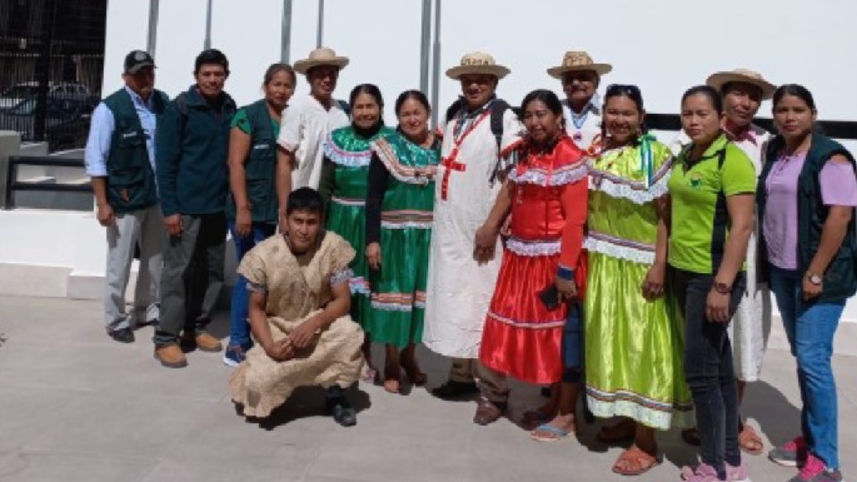 Los indígenas del TIM llegaron hasta el Tribunal Agroambiental, en Sucre, en defensa de su territorio. Foto: Captura