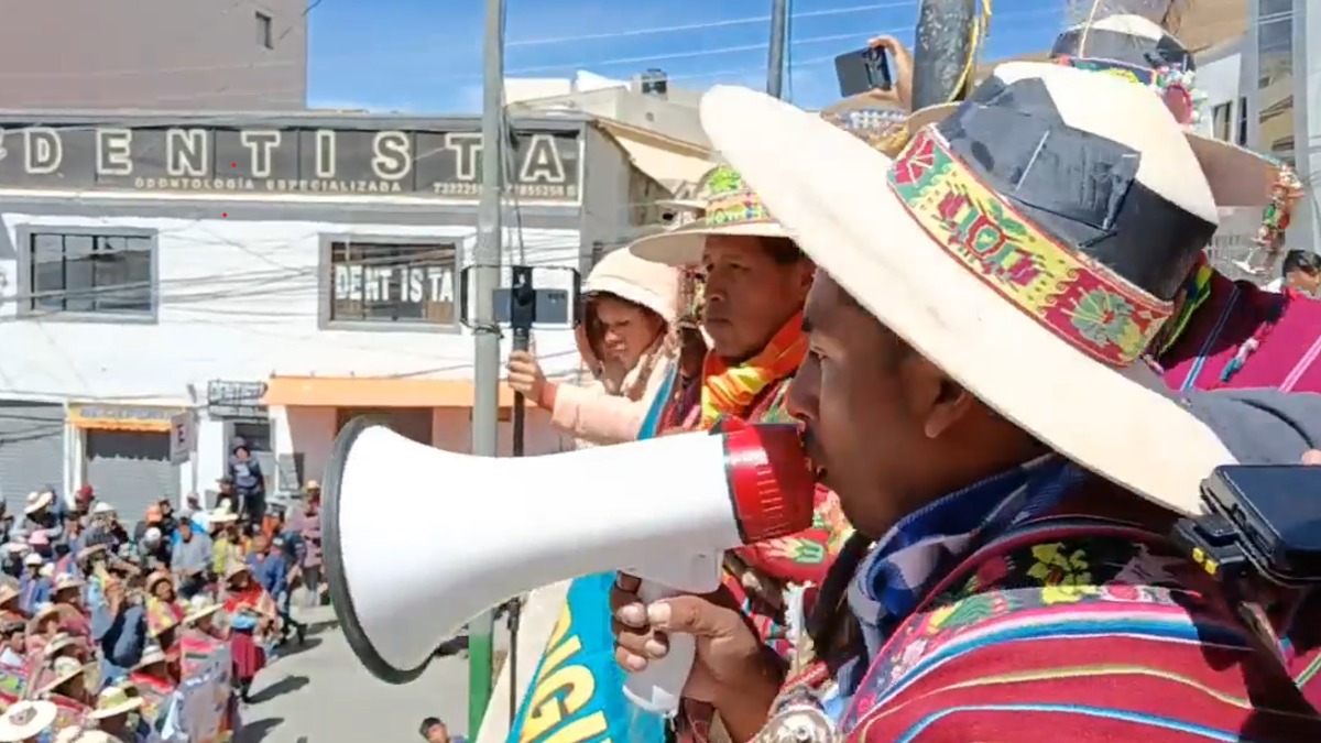 Mitin de los Ayllus del Norte de Potosí. Foto: Internet