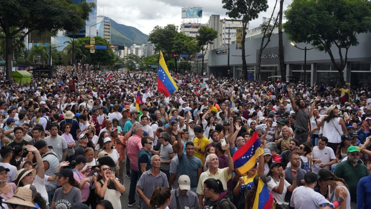 Protestas en Venezuela tras las elecciones presidenciales.