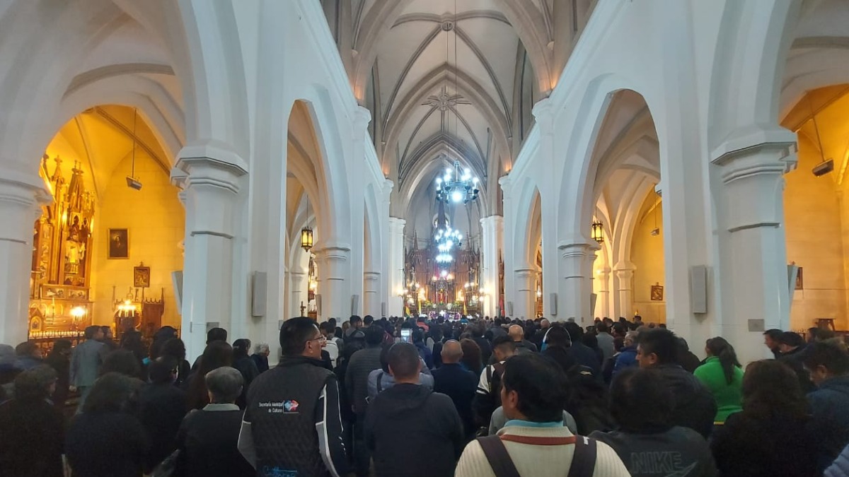 Templo Sagrado Corazón del Colegio San Calixto de La Paz. Foto: ANF