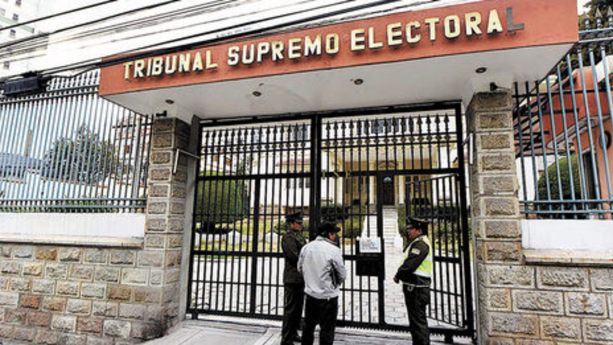 Tribunal Supremo Electoral. Foto: La Razón