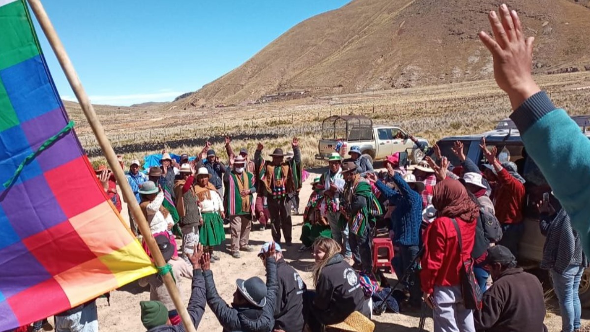 Comunarios del Ayllu Acre Antequera. Foto: Qhana Pukara Kurmi