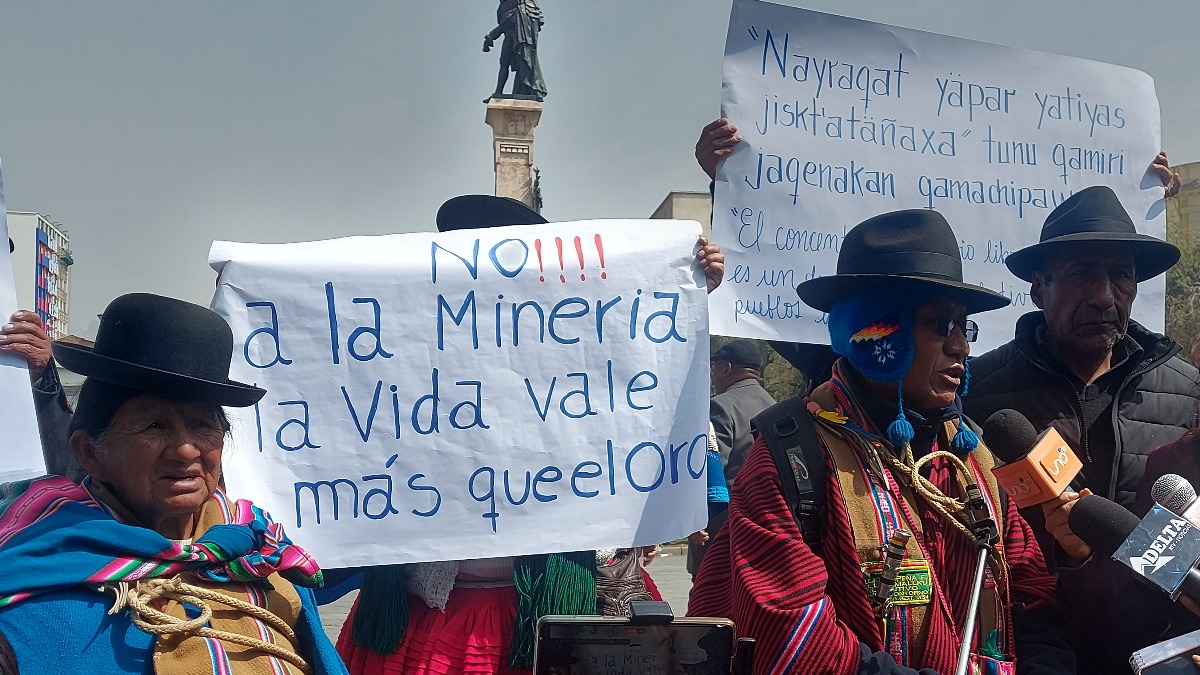 Comunarios del municipio de Viacha. Foto: ANF