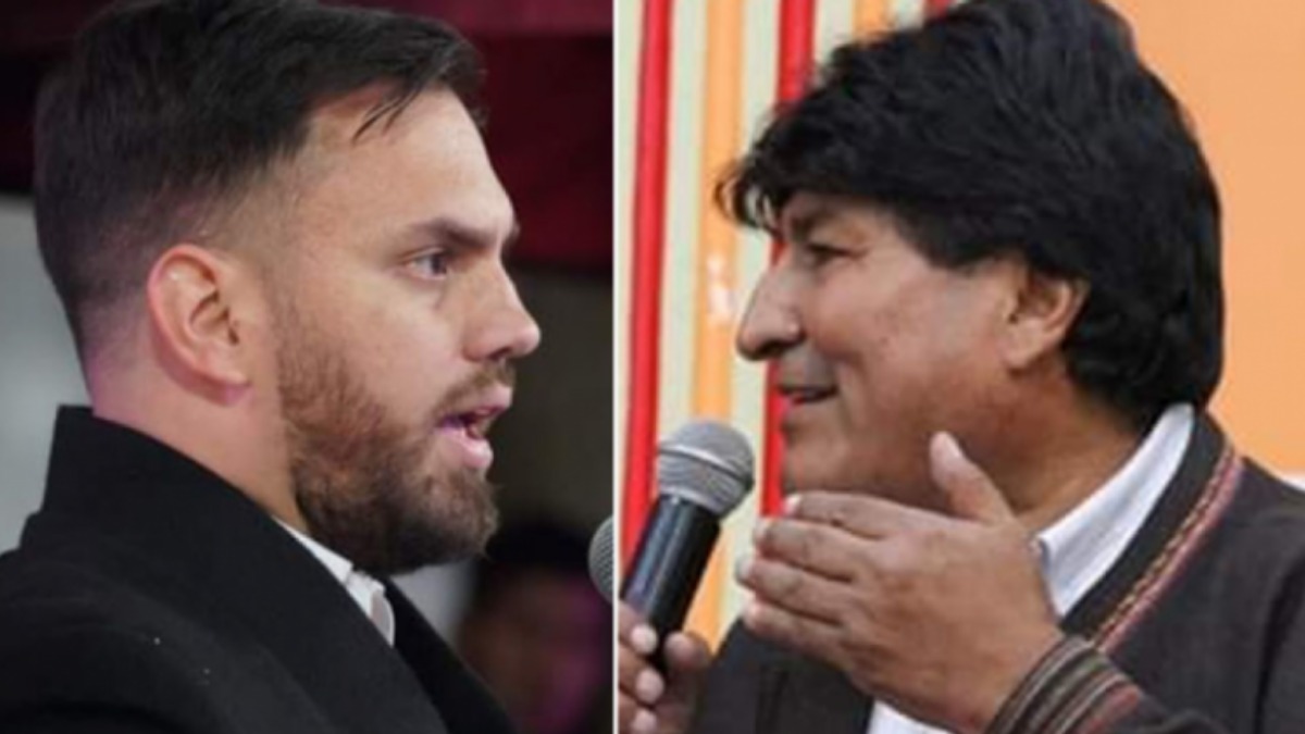 Eduardo Del Castillo y Evo Morales