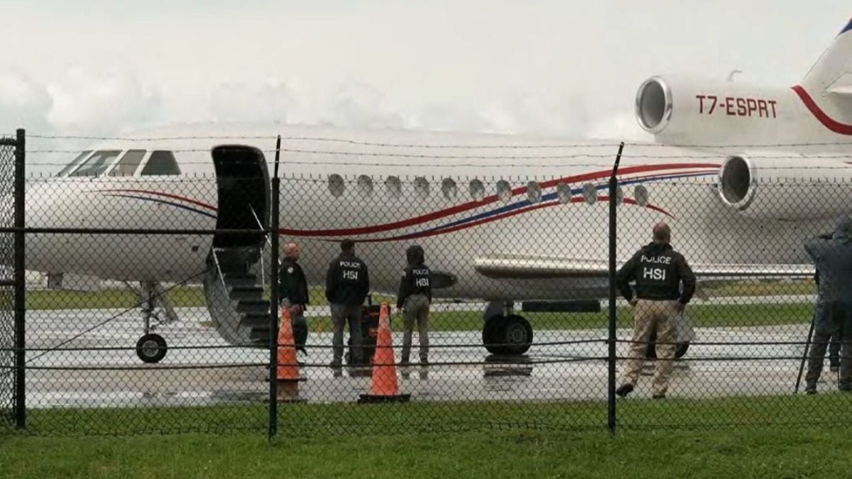 El avión presidencial de Venezuela.