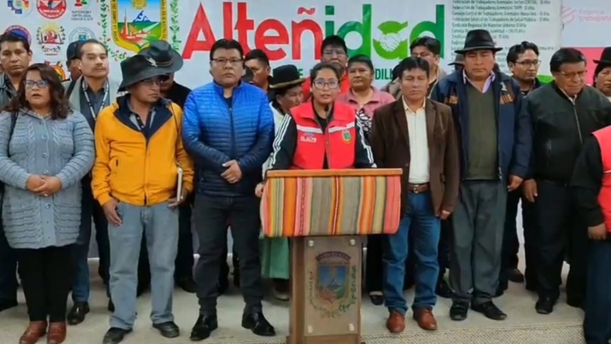 Eva Copa, alcaldesa de El Alto