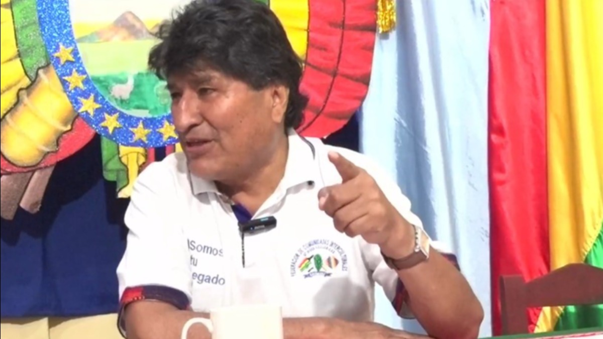 Expresidente Evo Morales en RKC. Foto: Captura