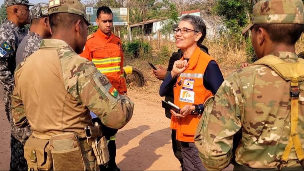 La delegación de expertos de Brasil que llegaron al país. Foto: RRSS