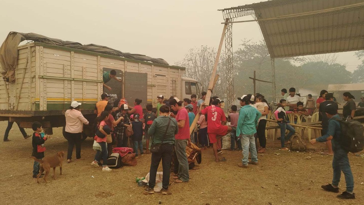 Los pobladores de Monte Verde fueron evacuados ante la cercanía de los incendios. Foto: APCOB