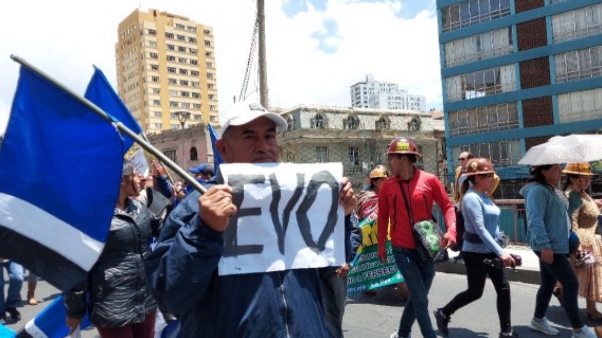 Marcha del MAS el año pasado. Foto: ANF