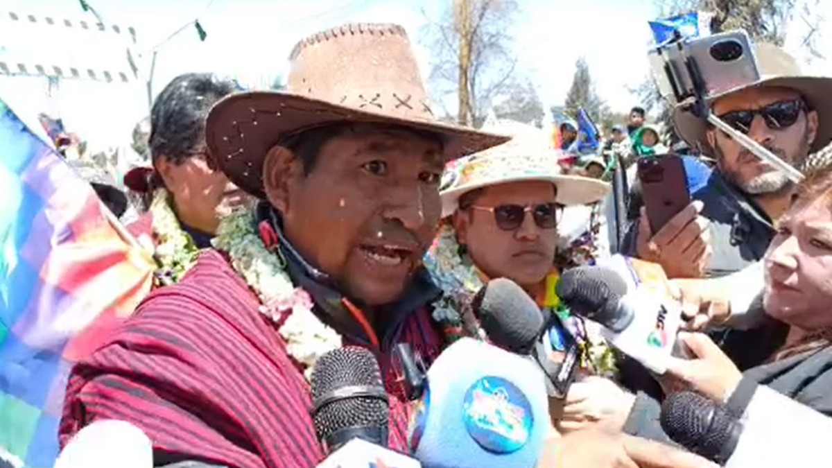 Ponciano Santos, dirigente  de la CSUTCB. Foto: Erbol