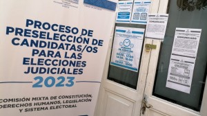 Las elecciones judiciales están en plena organización.