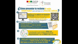 Diez preguntas y respuestas sobre las inhabilitaciones en el padrón electoral para las Elecciones Judiciales