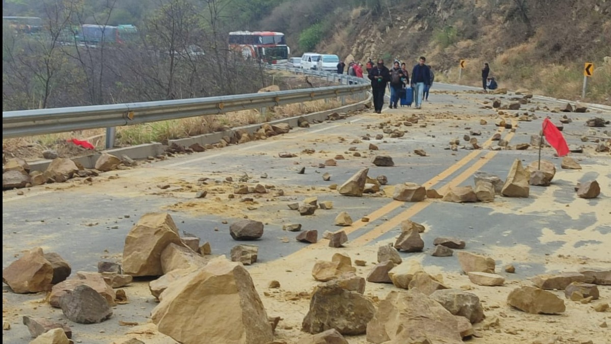 Bloqueo evista. Foto: Kawsachun Coca