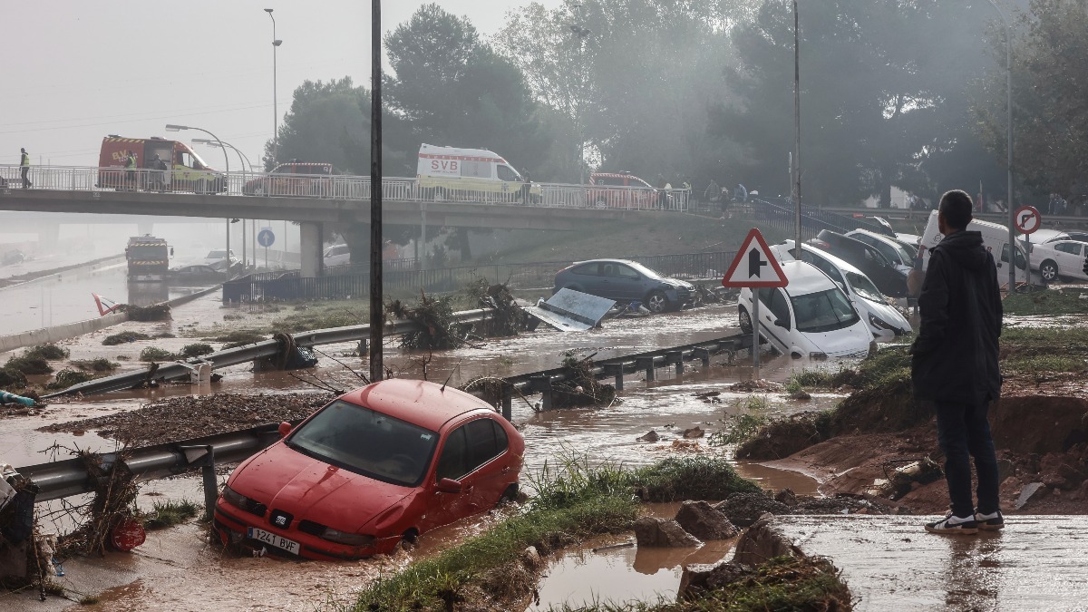 El Barrio de la Torre de València tras el paso de la DANA.  Foto: Europa Press