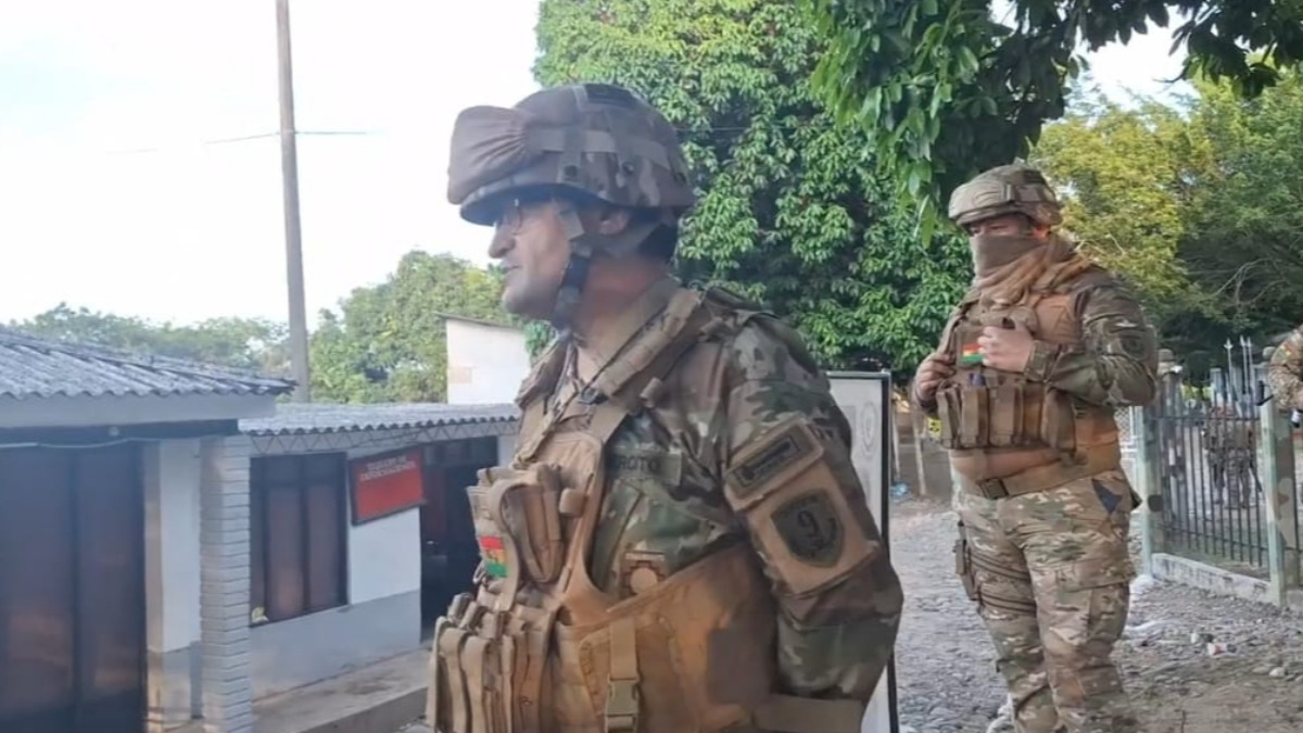 El comandante de la Novena División del Ejército. Foto: captura Kawsachun Coca