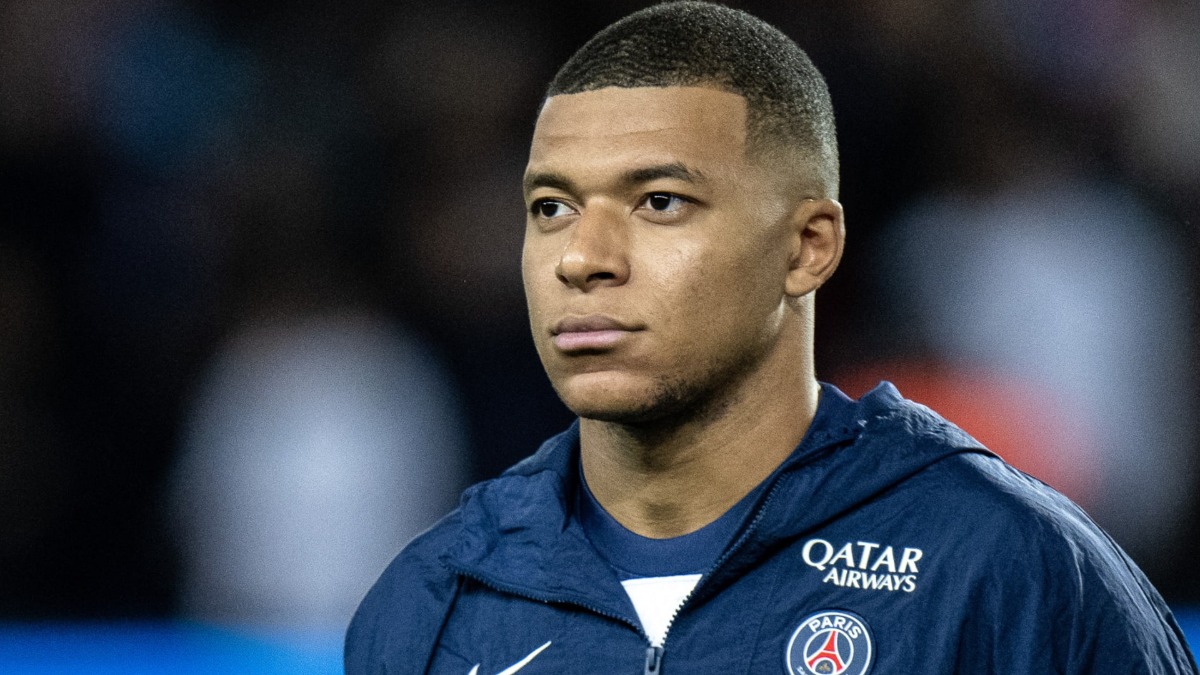 El delantero francés del Real Madrid, Kylian Mbappé.