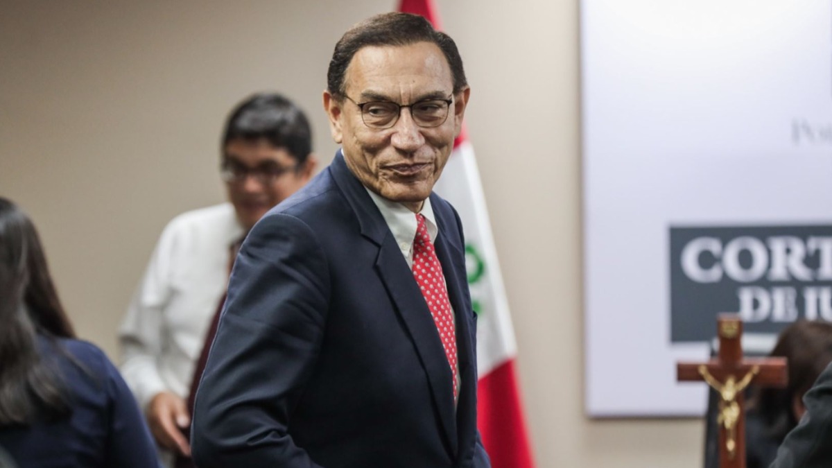 El expresidente de Perú Martín Vizcarra.