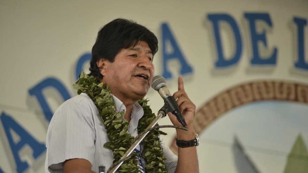 El expresidente Evo Morales. Foto: ABI