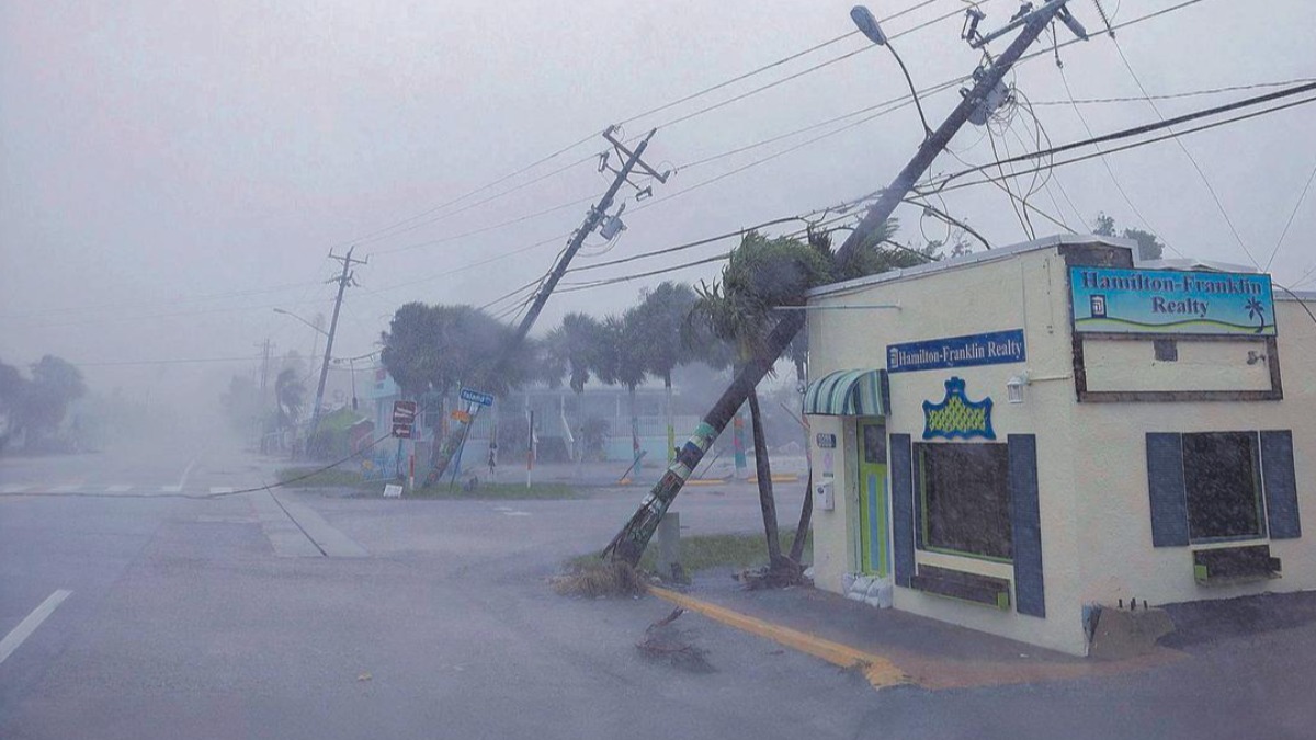 El huracán Milton llegó a Florida, EEUU.