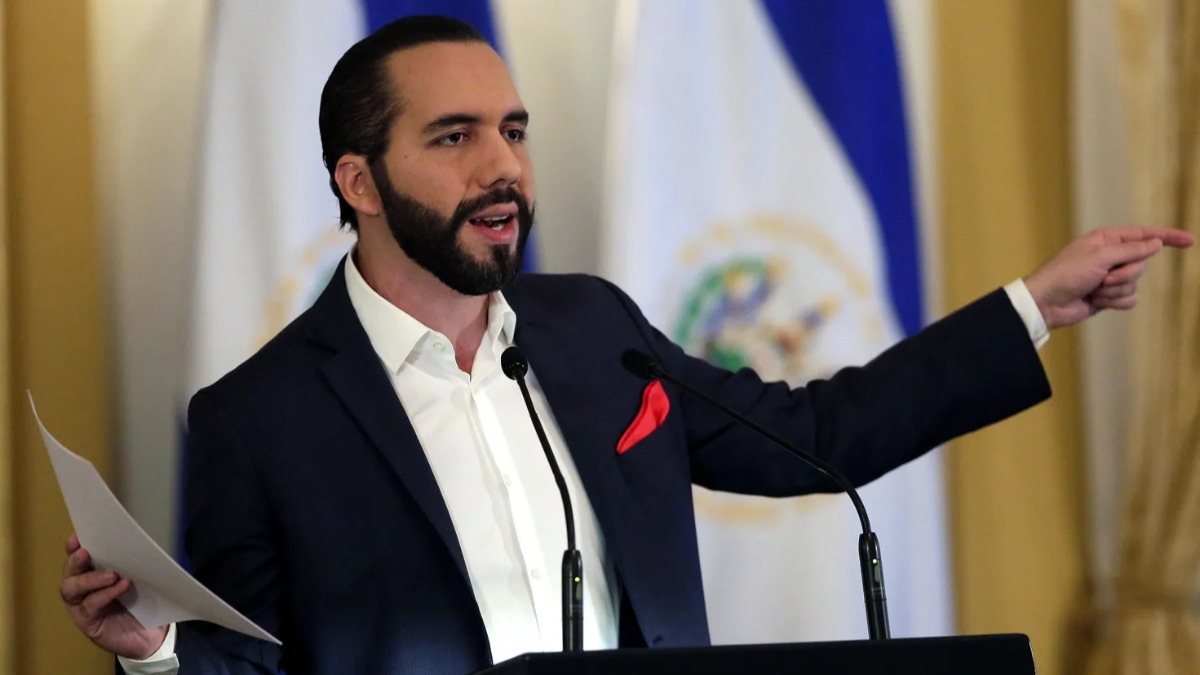 El presidente de El Salvador, Nayib Bukele.