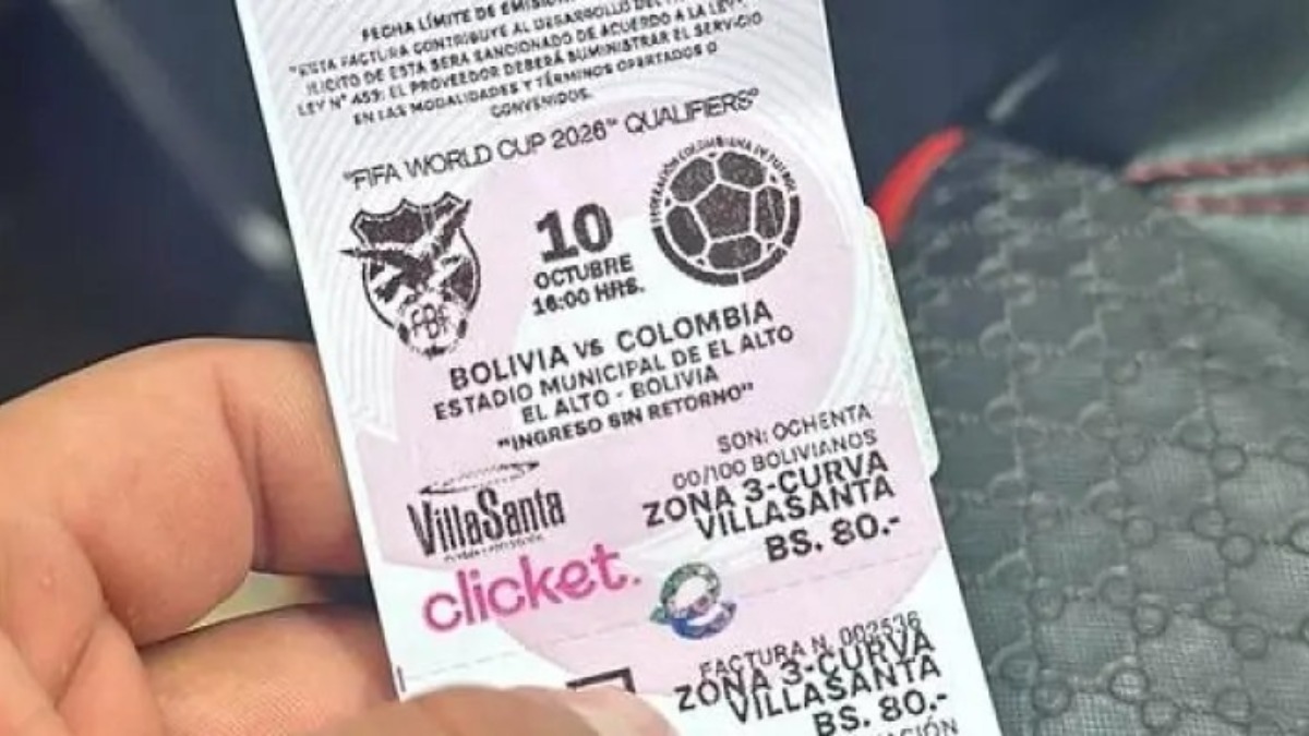 Entradas para el partido Bolivia vs Colombia. Foto: Premium