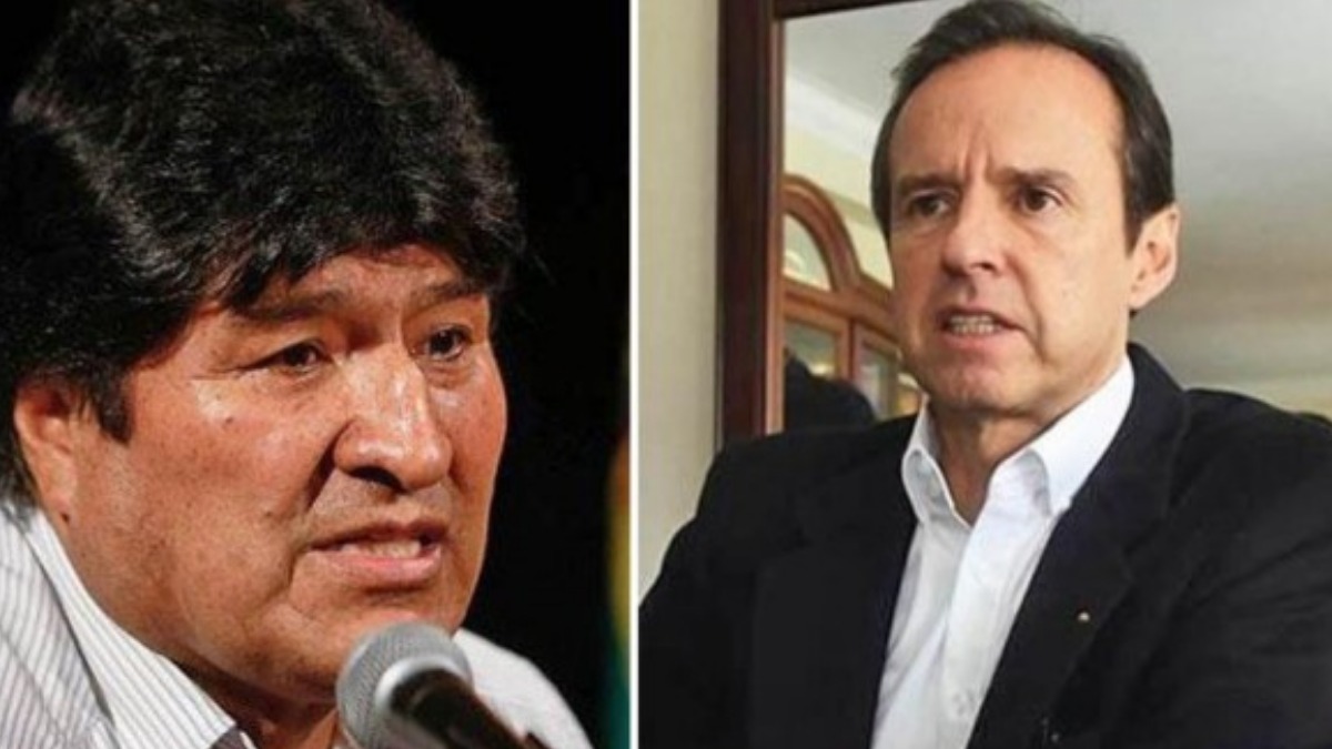 Evo Morales y Jorge Tuto Quiroga. Foto: composición ANF