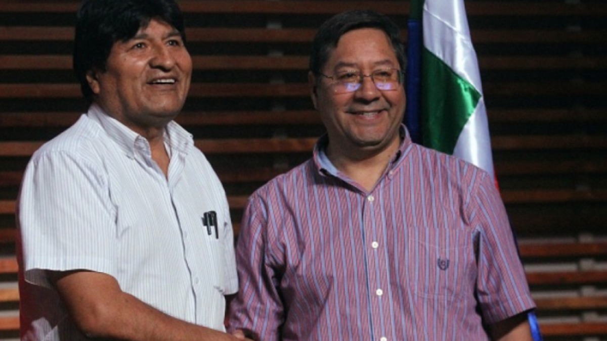 Evo Morales y Luis Arce. Foto: Internet