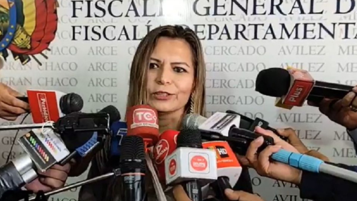 Fiscal departamental de Tarija, Sandra Gutiérrez.