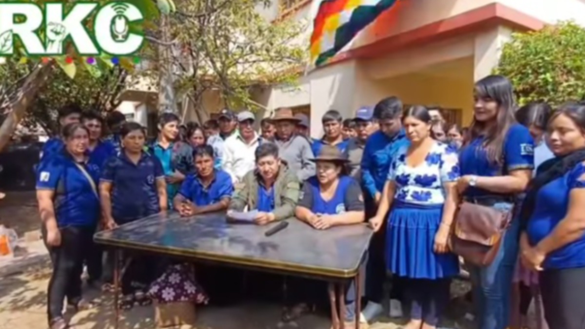 La federación Chimoré se pronuncia. Foto: captura