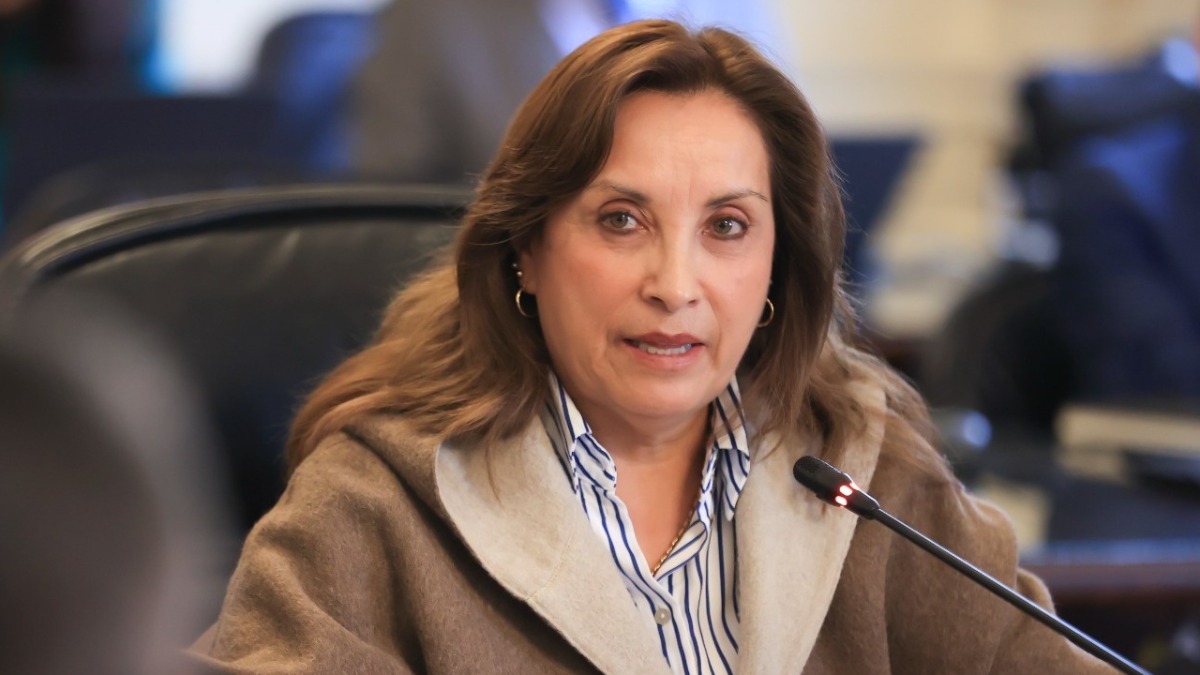 La presidenta de Perú, Dina Boluarte.