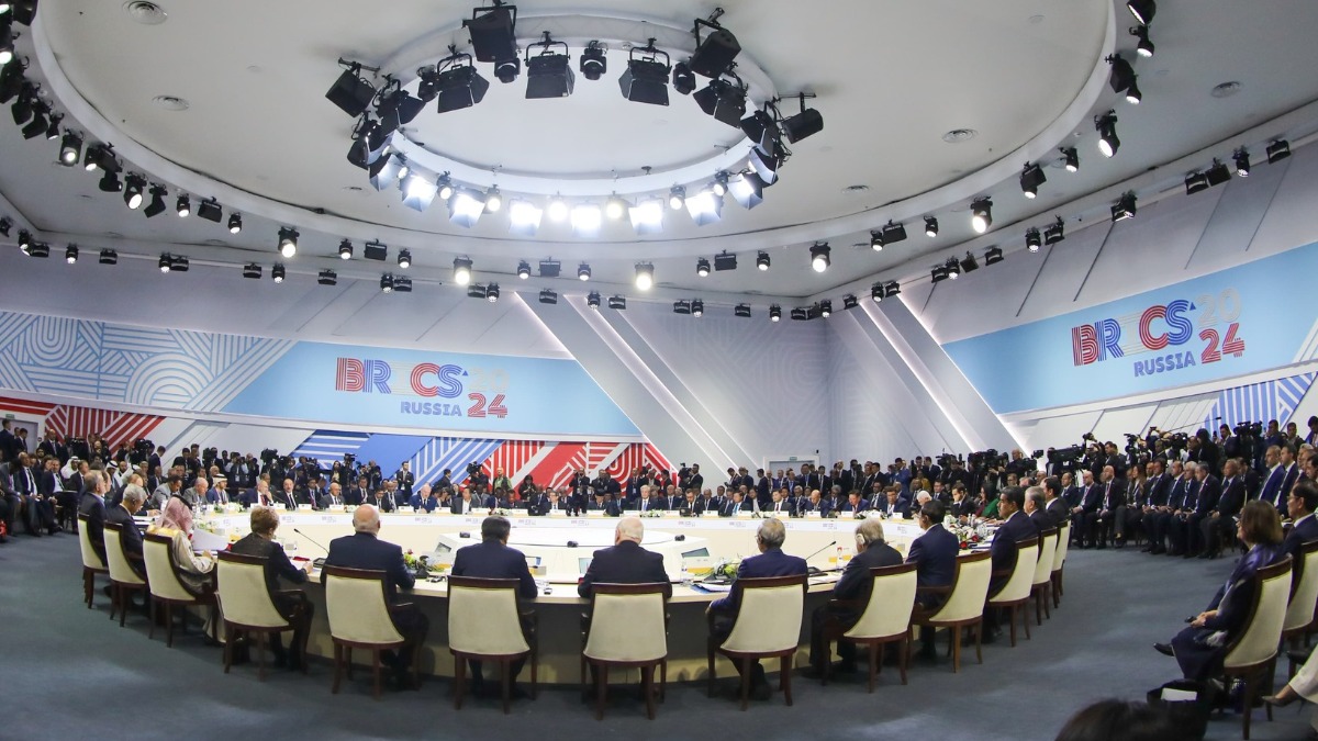 La XVI cumbre de los BRINCS celebrado en Kazán, Rusia.