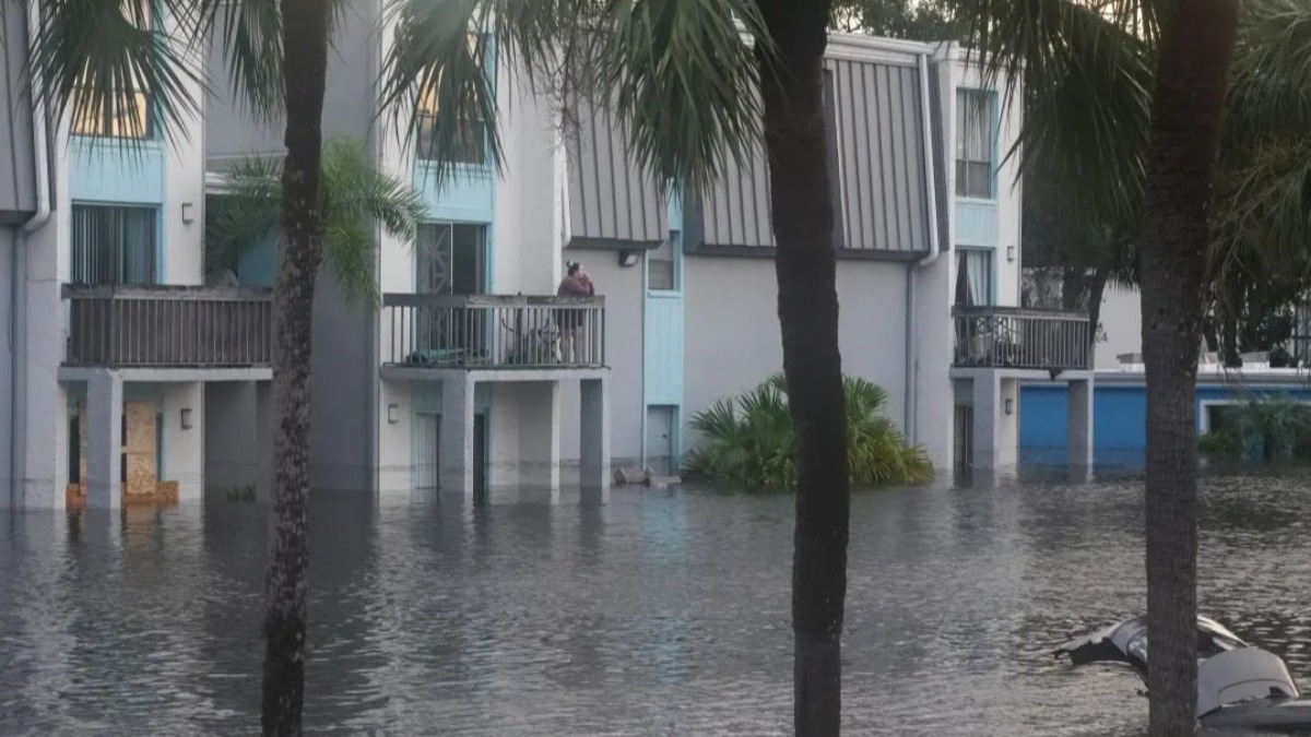 Los estragos que generó el huracán Milton en Florida.