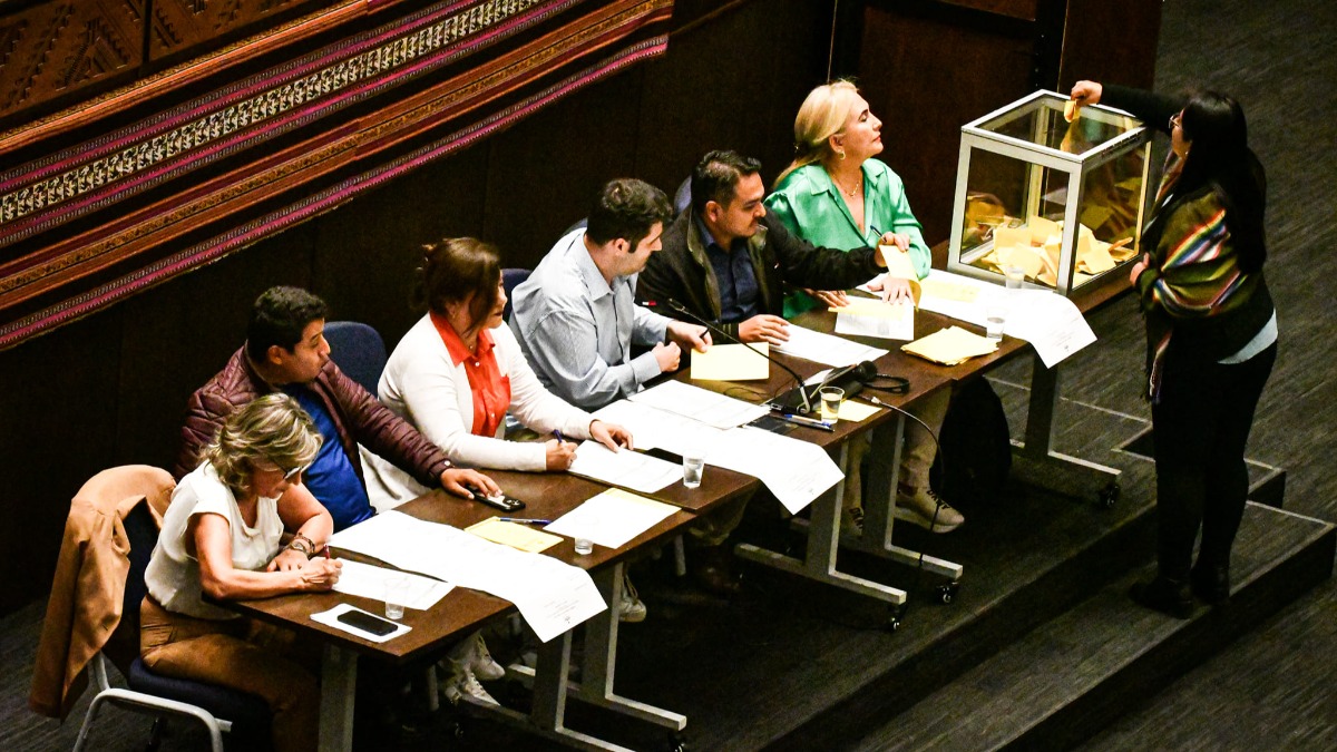 Los legisladores votaron para elegir al nuevo Fiscal General del Estado. Foto: Senado