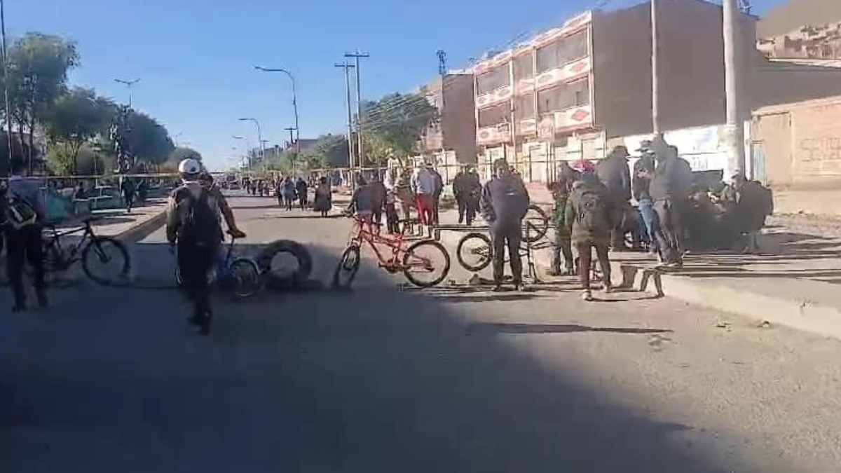 Los transportistas de Oruro llevaron a cabo un paro de 48 horas. Foto: RRSS