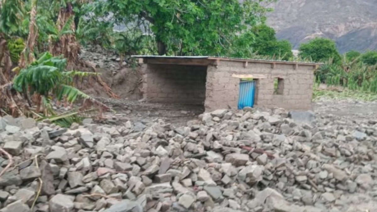 Un granizada afectó a una comunidad en Incahuasi, Chuquisaca. Foto: Aclo