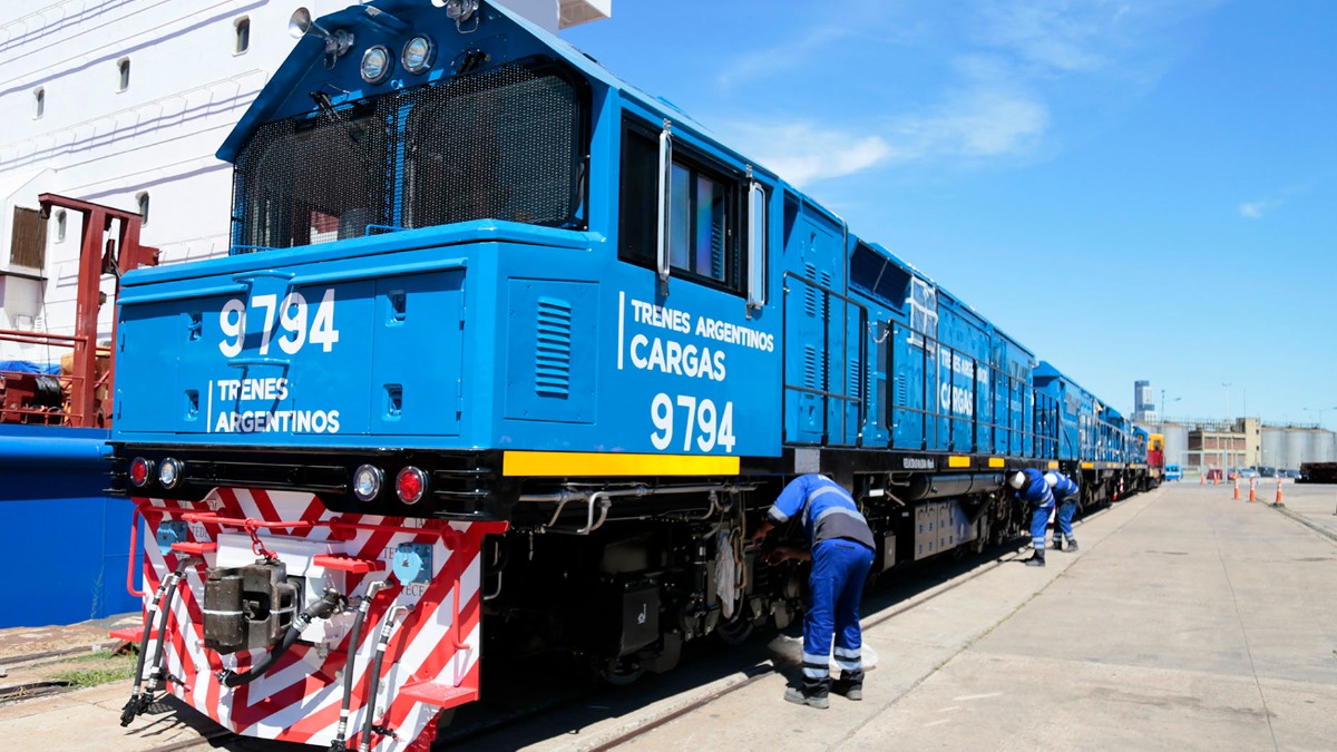 Un vagón de la empresa estatal ferroviaria Belgrano.