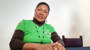 Lideresa indígena chiquitana solloza por el impacto de los incendios: “Se viene una hambruna”