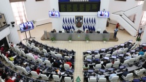 Vista general de una sesión plenaria de la Asamblea Nacional de Nicaragua.