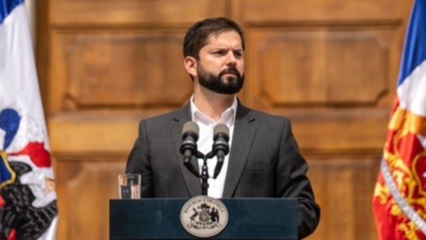 El presidente de Chile, Gabriel Boric.