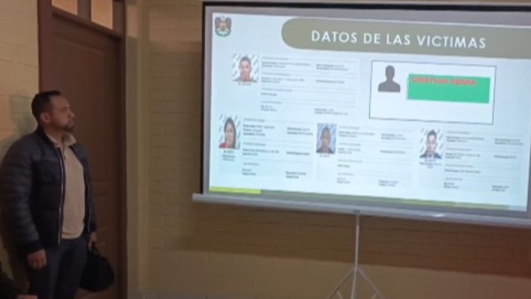 La Policía presentó el flujo de diagrama de las víctimas. Foto: captura