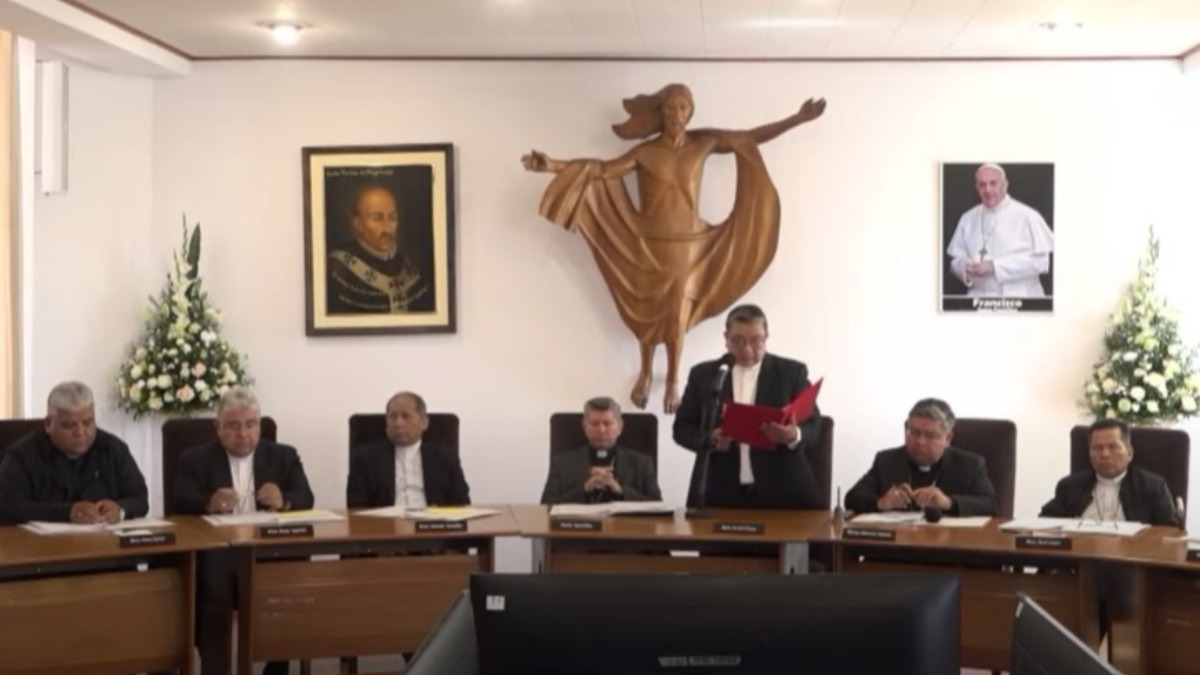 Asamblea de obispos de Bolivia. Foto: captura