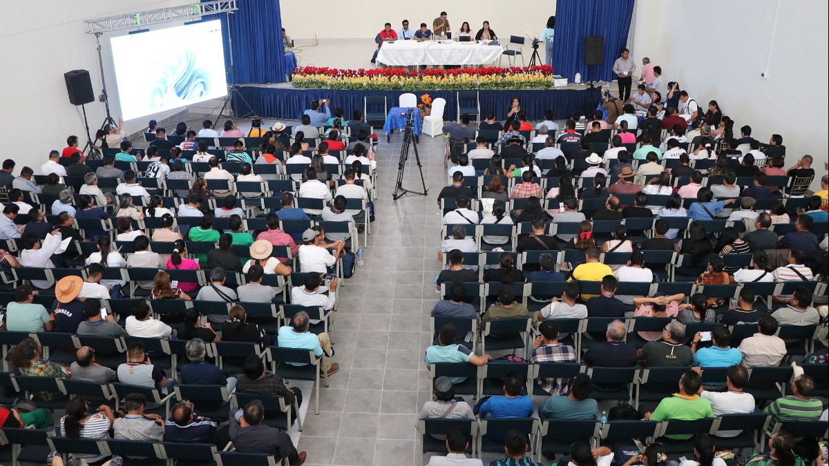 Congreso de educación en Tarija. Foto: ABI