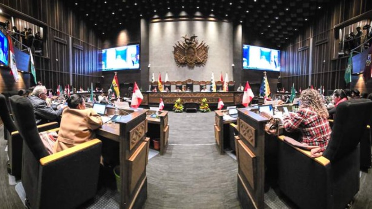 El Senado boliviano. Foto: Senado