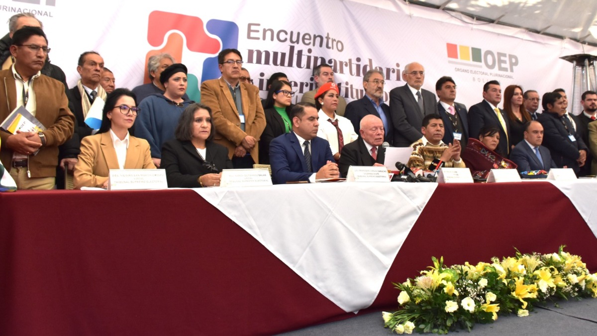 En julio de este año se realizó un Encuentro Multipartidario donde se suspendieron las primarias. Foto: Internet