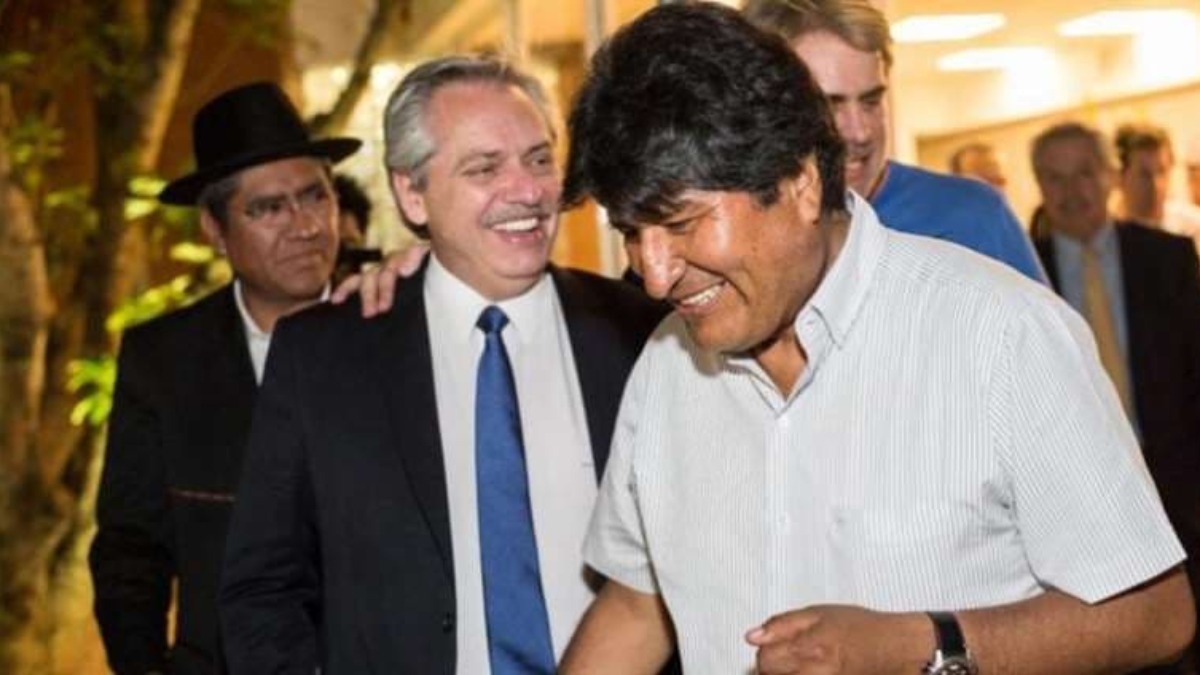 Evo Morales durante su asilo político en Argentina. Foto: Internet