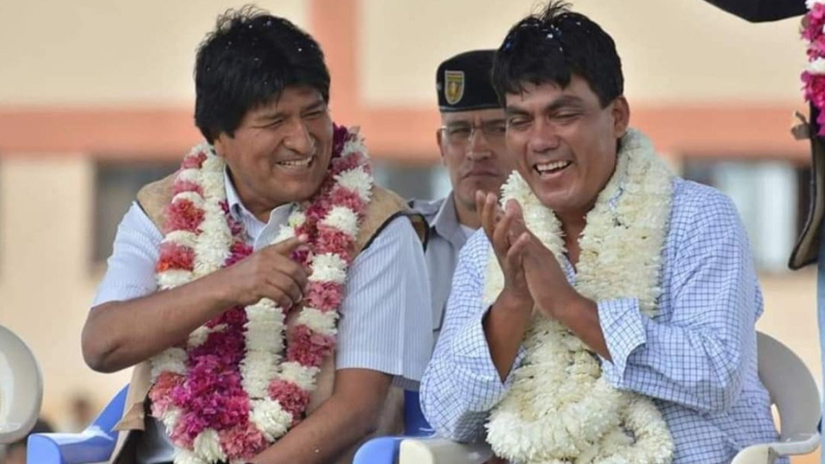 Evo Morales y Héctor Arce. Foto: Facebook