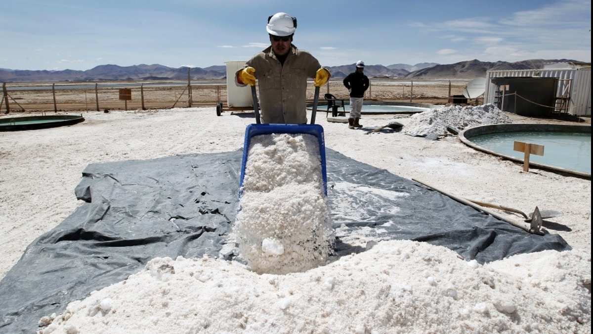 Explotación de litio, Salara de Uyuni. Foto: Internet